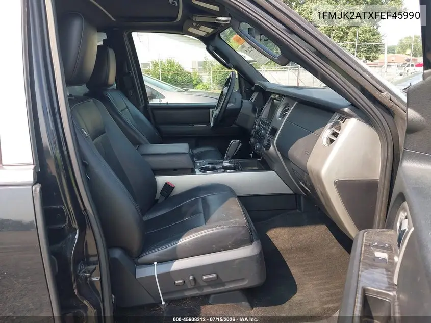 2015 Ford Expedition Max Limited VIN: 1FMJK2ATXFEF45990 Lot: 45608212