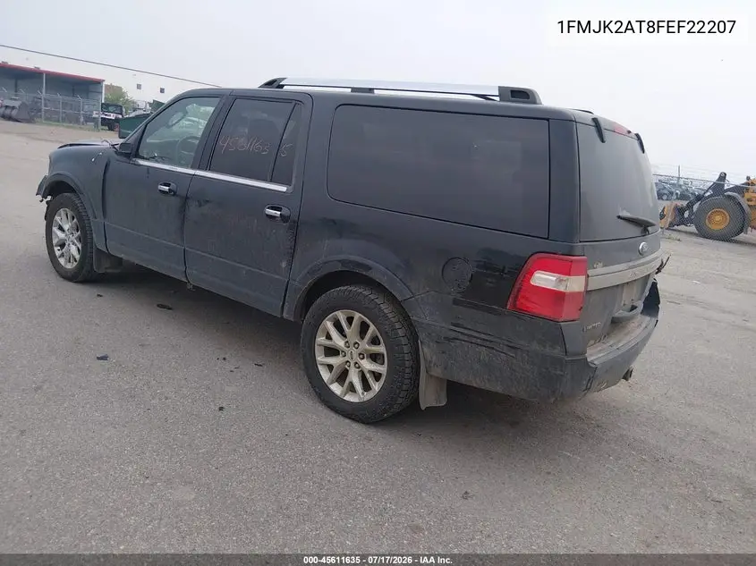 2015 Ford Expedition El Limited VIN: 1FMJK2AT8FEF22207 Lot: 45611635