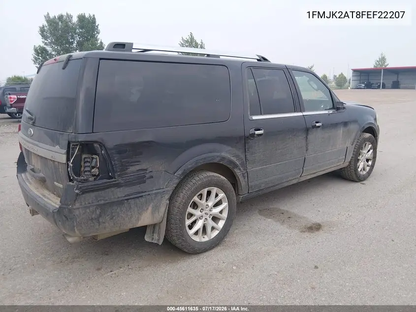 2015 Ford Expedition El Limited VIN: 1FMJK2AT8FEF22207 Lot: 45611635