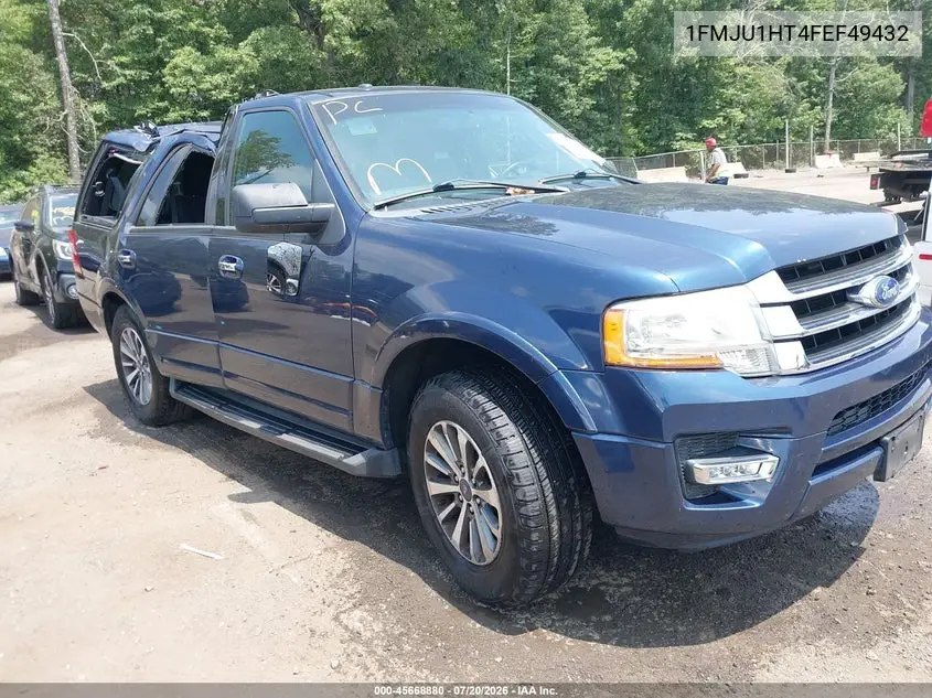 2015 Ford Expedition Xlt VIN: 1FMJU1HT4FEF49432 Lot: 45668880