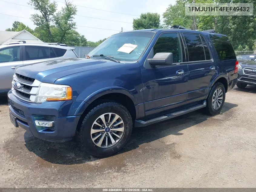2015 Ford Expedition Xlt VIN: 1FMJU1HT4FEF49432 Lot: 45668880