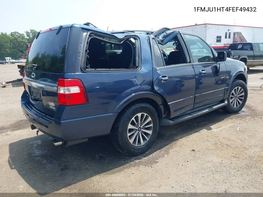 2015 Ford Expedition Xlt VIN: 1FMJU1HT4FEF49432 Lot: 45668880