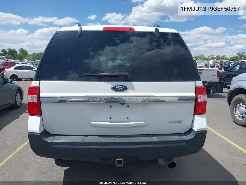 2016 Ford Expedition Xl VIN: 1FMJU1GT9GEF50787 Lot: 45229753