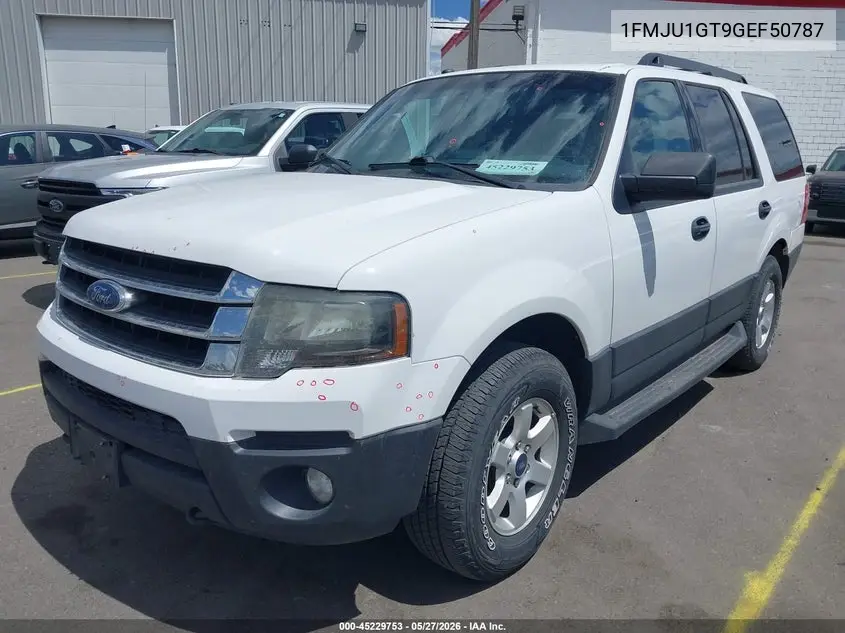 2016 Ford Expedition Xl VIN: 1FMJU1GT9GEF50787 Lot: 45229753