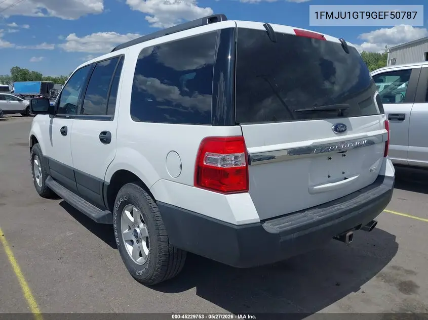 2016 Ford Expedition Xl VIN: 1FMJU1GT9GEF50787 Lot: 45229753