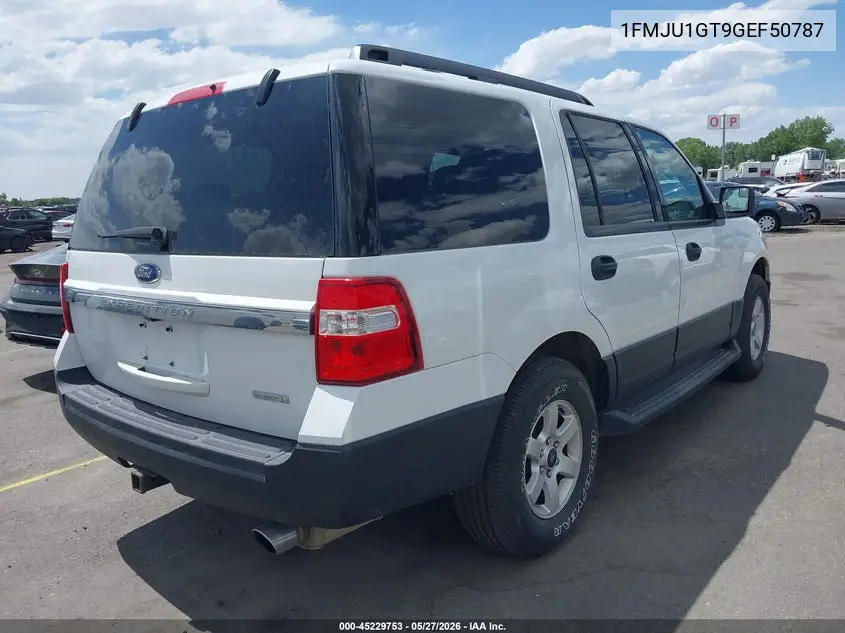 2016 Ford Expedition Xl VIN: 1FMJU1GT9GEF50787 Lot: 45229753
