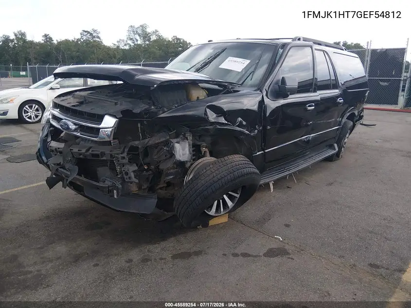 2016 Ford Expedition El Xlt VIN: 1FMJK1HT7GEF54812 Lot: 45589254