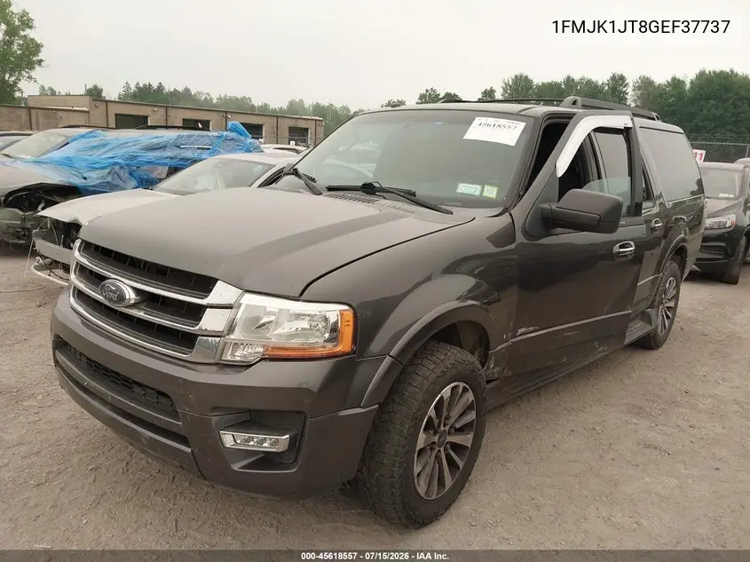 2016 Ford Expedition El Xlt VIN: 1FMJK1JT8GEF37737 Lot: 45618557