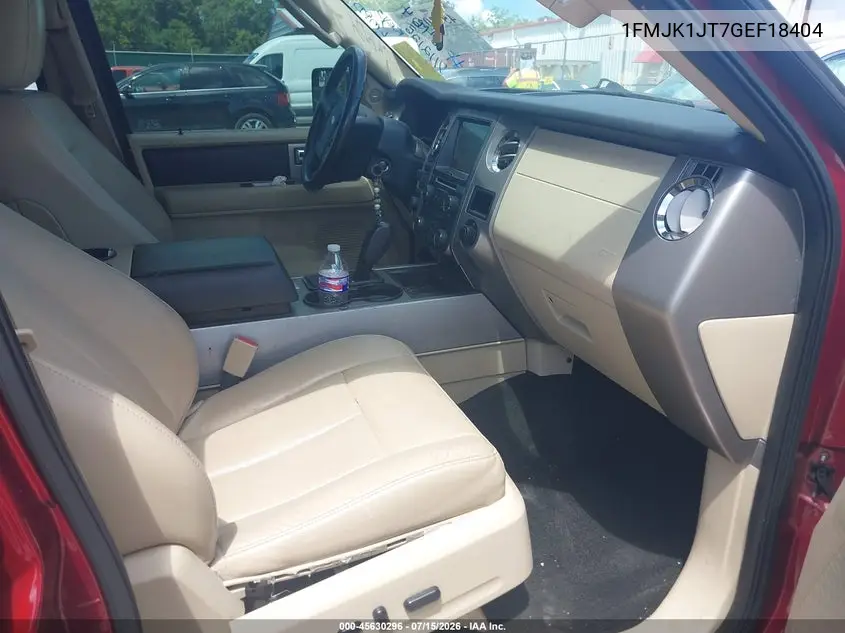 2016 Ford Expedition El Xlt VIN: 1FMJK1JT7GEF18404 Lot: 45630296
