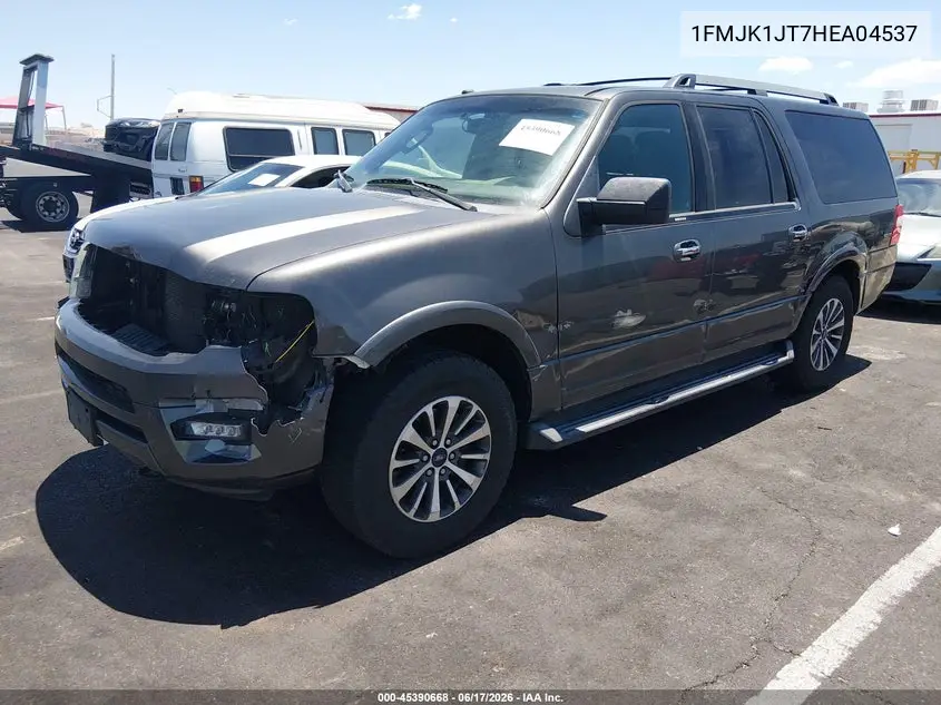 2017 Ford Expedition El Xlt VIN: 1FMJK1JT7HEA04537 Lot: 45390668