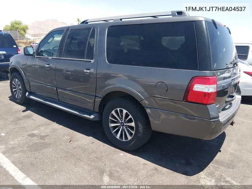 2017 Ford Expedition El Xlt VIN: 1FMJK1JT7HEA04537 Lot: 45390668