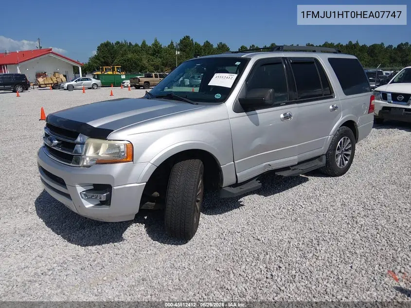 2017 Ford Expedition King Ranch/Xlt VIN: 1FMJU1HT0HEA07747 Lot: 45512412