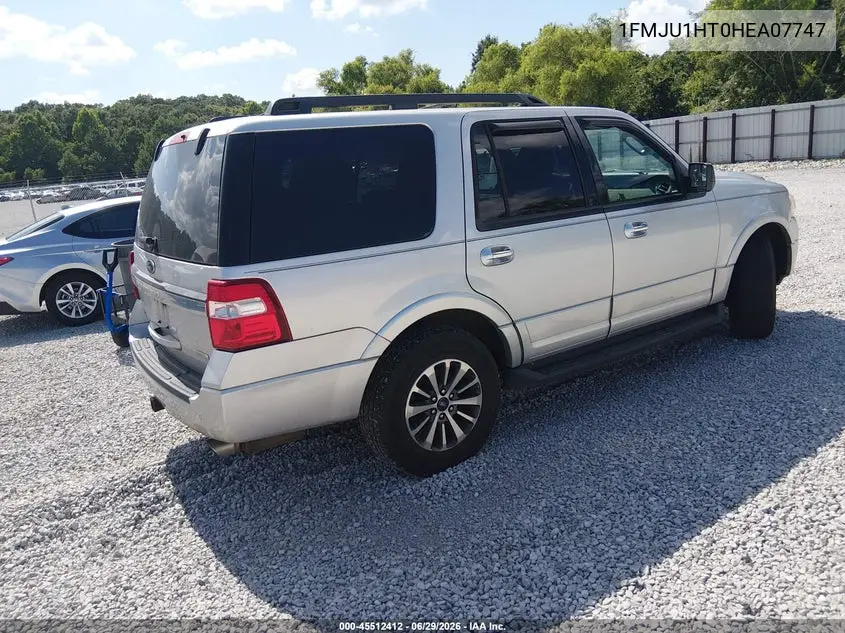 2017 Ford Expedition King Ranch/Xlt VIN: 1FMJU1HT0HEA07747 Lot: 45512412