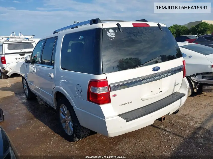 2017 Ford Expedition Limited VIN: 1FMJU1KT6HEA15991 Lot: 45569332