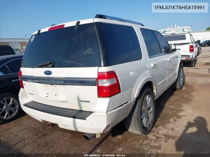 2017 Ford Expedition Limited VIN: 1FMJU1KT6HEA15991 Lot: 45569332