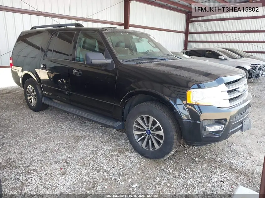 2017 Ford Expedition El King Ranch/Xlt VIN: 1FMJK1HT3HEA15802 Lot: 45622411