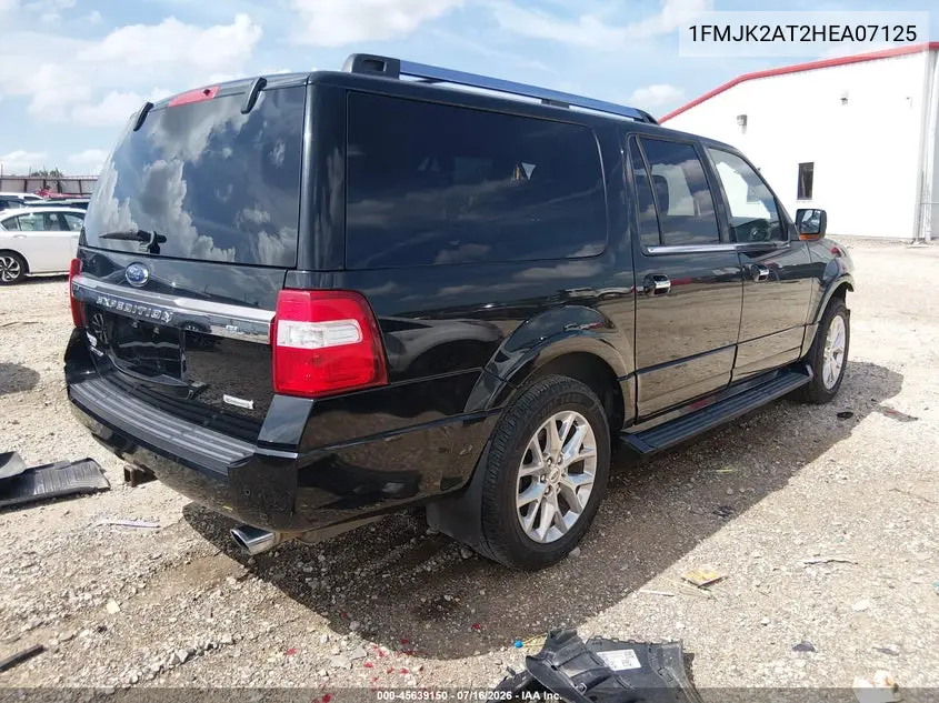 2017 Ford Expedition El Limited VIN: 1FMJK2AT2HEA07125 Lot: 45639150