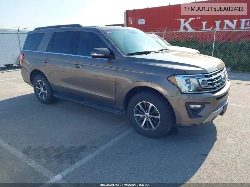 2018 Ford Expedition Xlt VIN: 1FMJU1JT5JEA02432 Lot: 45594759