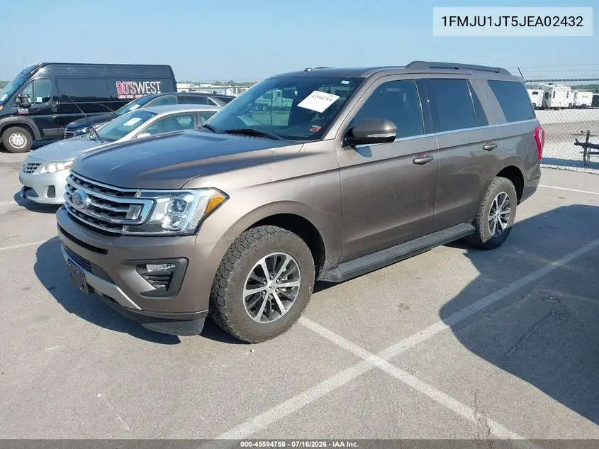 2018 Ford Expedition Xlt VIN: 1FMJU1JT5JEA02432 Lot: 45594759