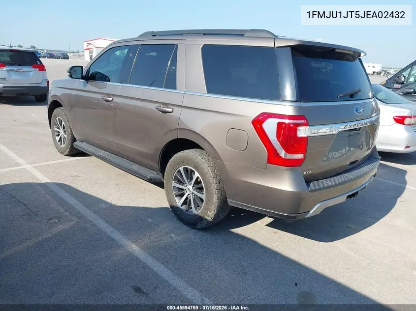 2018 Ford Expedition Xlt VIN: 1FMJU1JT5JEA02432 Lot: 45594759