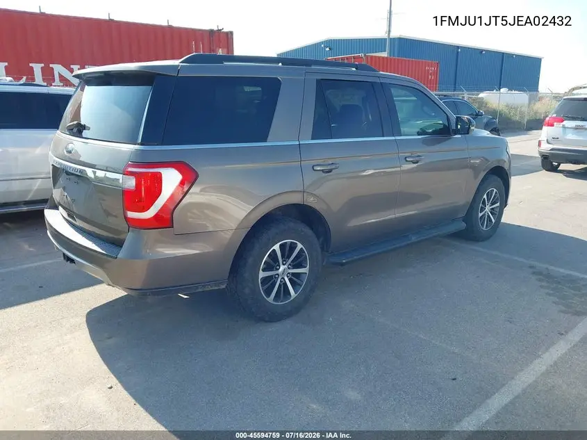 2018 Ford Expedition Xlt VIN: 1FMJU1JT5JEA02432 Lot: 45594759
