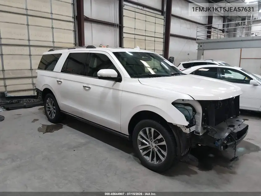 2018 Ford Expedition Max Limited VIN: 1FMJK1KT5JEA57631 Lot: 45644907