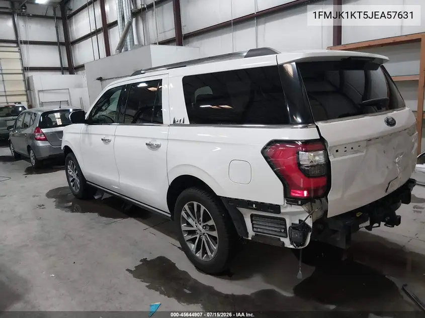 2018 Ford Expedition Max Limited VIN: 1FMJK1KT5JEA57631 Lot: 45644907