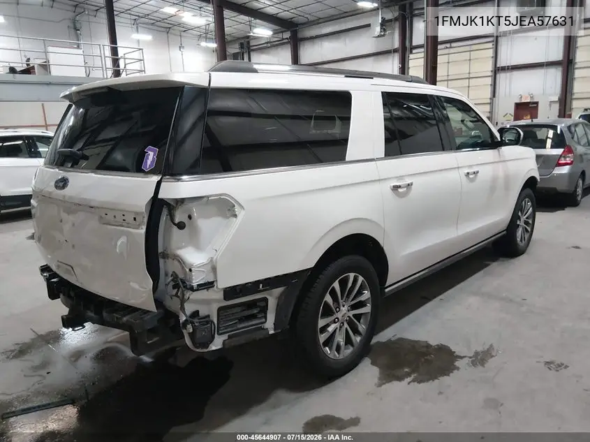 2018 Ford Expedition Max Limited VIN: 1FMJK1KT5JEA57631 Lot: 45644907