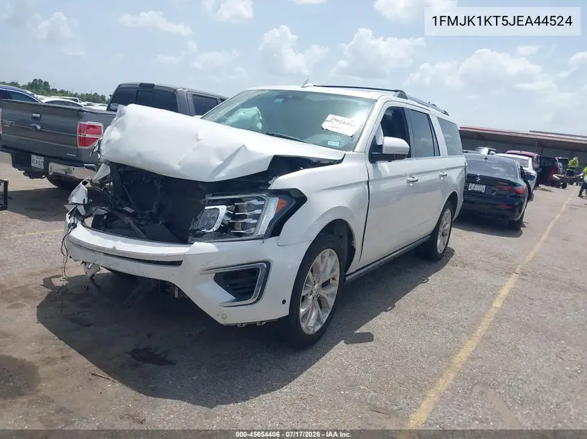 2018 Ford Expedition Max Limited VIN: 1FMJK1KT5JEA44524 Lot: 45654406