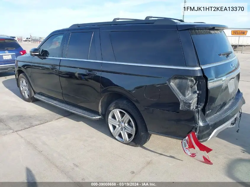1FMJK1HT2KEA13370 2019 Ford Expedition Max Xlt