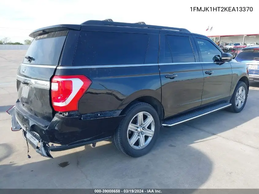 1FMJK1HT2KEA13370 2019 Ford Expedition Max Xlt