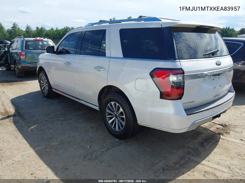 2019 Ford Expedition Platinum VIN: 1FMJU1MTXKEA83957 Lot: 45362783