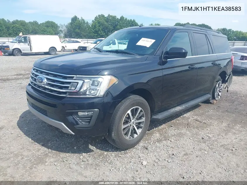 2019 Ford Expedition Max Xlt VIN: 1FMJK1HT1KEA38583 Lot: 45570139
