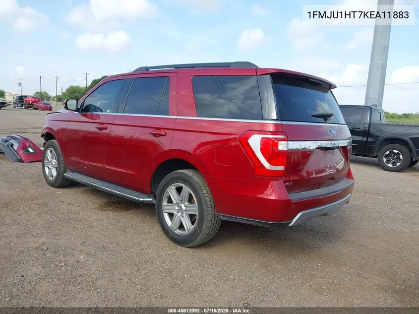 2019 Ford Expedition Xlt VIN: 1FMJU1HT7KEA11883 Lot: 45612092