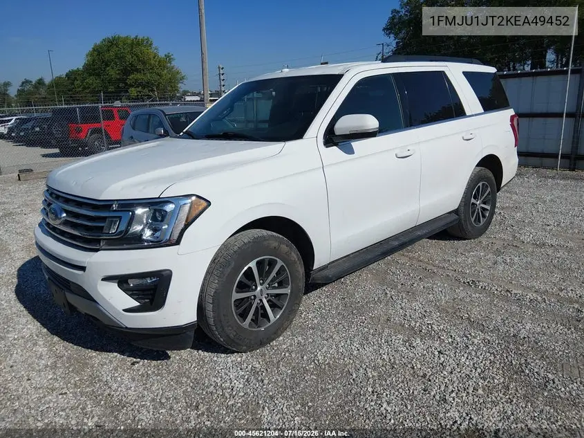 2019 Ford Expedition Xlt VIN: 1FMJU1JT2KEA49452 Lot: 45621204