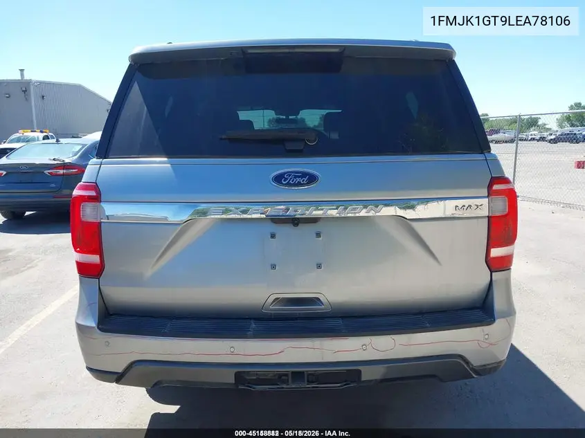 2020 Ford Expedition Xl Max VIN: 1FMJK1GT9LEA78106 Lot: 45158882