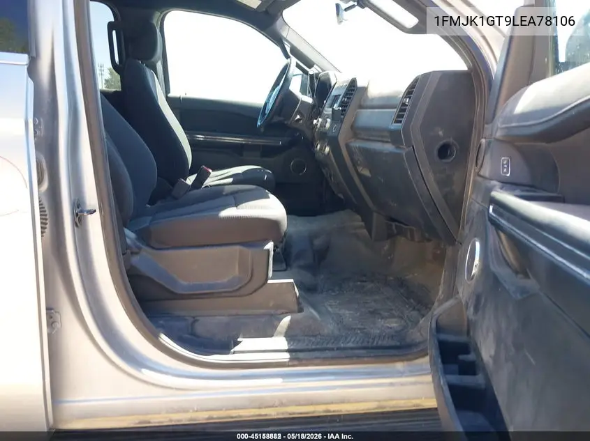 2020 Ford Expedition Xl Max VIN: 1FMJK1GT9LEA78106 Lot: 45158882