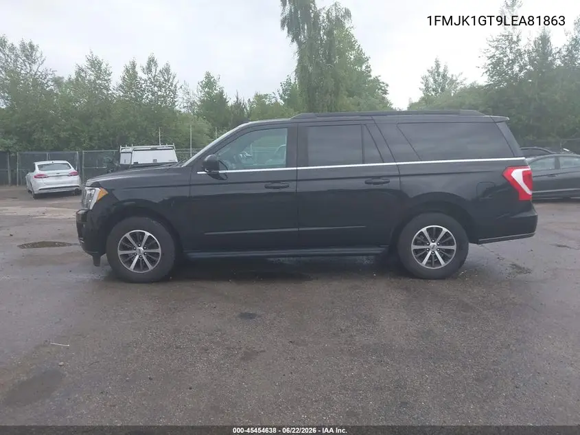 2020 Ford Expedition Xl Max VIN: 1FMJK1GT9LEA81863 Lot: 45454638