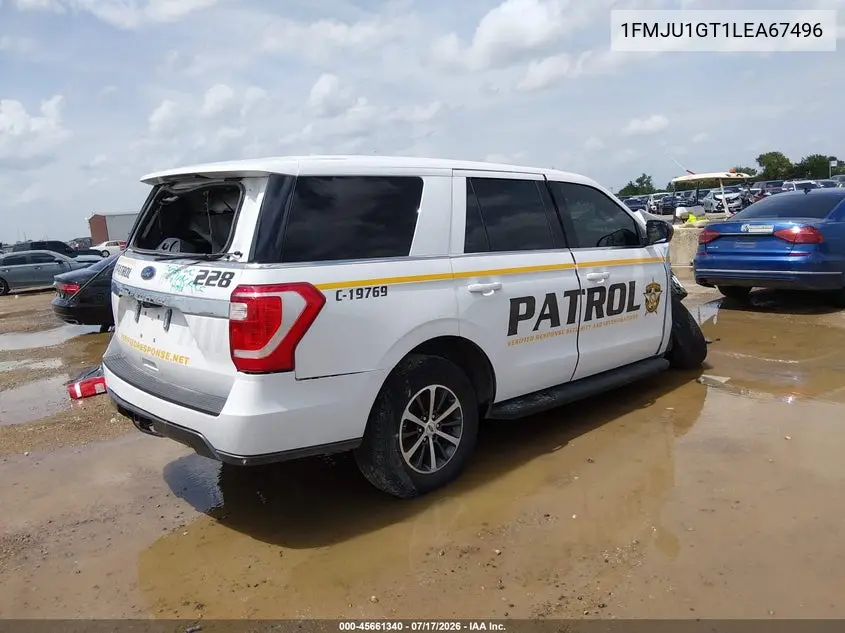 2020 Ford Expedition Xl VIN: 1FMJU1GT1LEA67496 Lot: 45661340