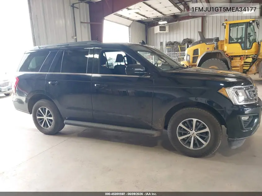 2021 Ford Expedition Xl VIN: 1FMJU1GT5MEA34177 Lot: 45351187