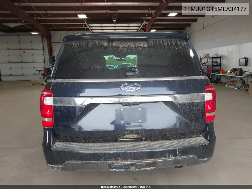 2021 Ford Expedition Xl VIN: 1FMJU1GT5MEA34177 Lot: 45351187
