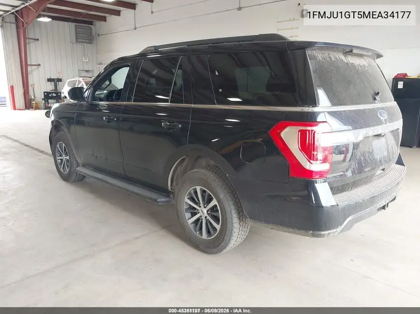2021 Ford Expedition Xl VIN: 1FMJU1GT5MEA34177 Lot: 45351187