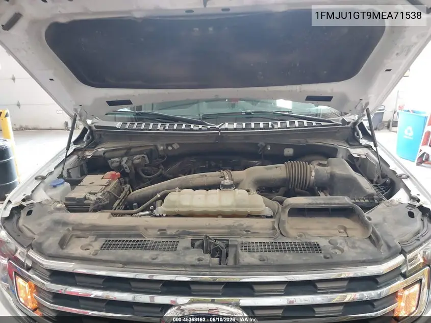 2021 Ford Expedition Xl VIN: 1FMJU1GT9MEA71538 Lot: 45363162