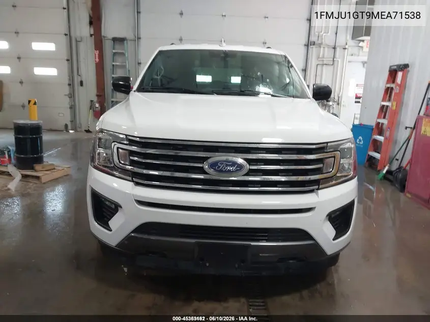 2021 Ford Expedition Xl VIN: 1FMJU1GT9MEA71538 Lot: 45363162
