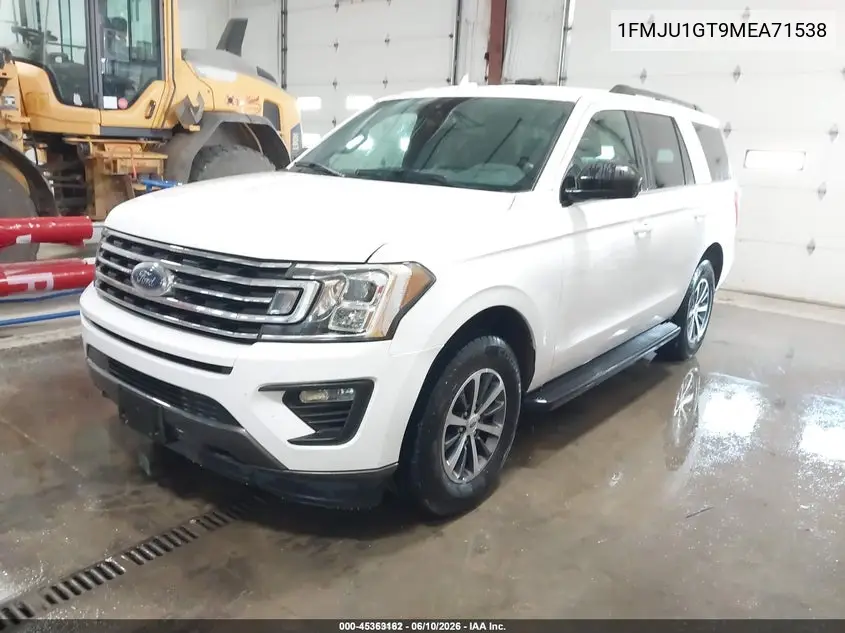 2021 Ford Expedition Xl VIN: 1FMJU1GT9MEA71538 Lot: 45363162