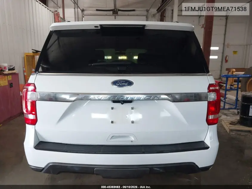 2021 Ford Expedition Xl VIN: 1FMJU1GT9MEA71538 Lot: 45363162