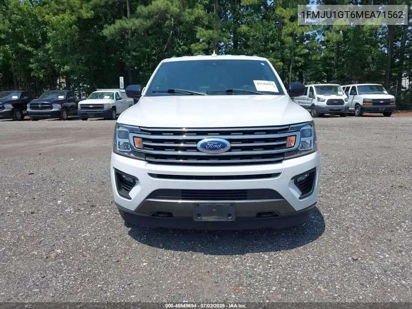 2021 Ford Expedition Xl VIN: 1FMJU1GT6MEA71562 Lot: 45549694