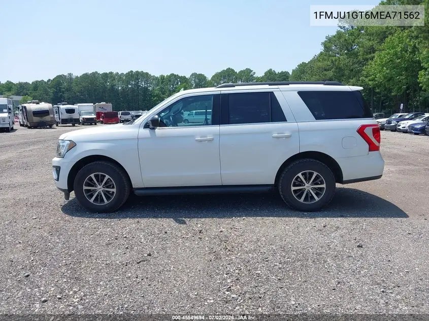 2021 Ford Expedition Xl VIN: 1FMJU1GT6MEA71562 Lot: 45549694