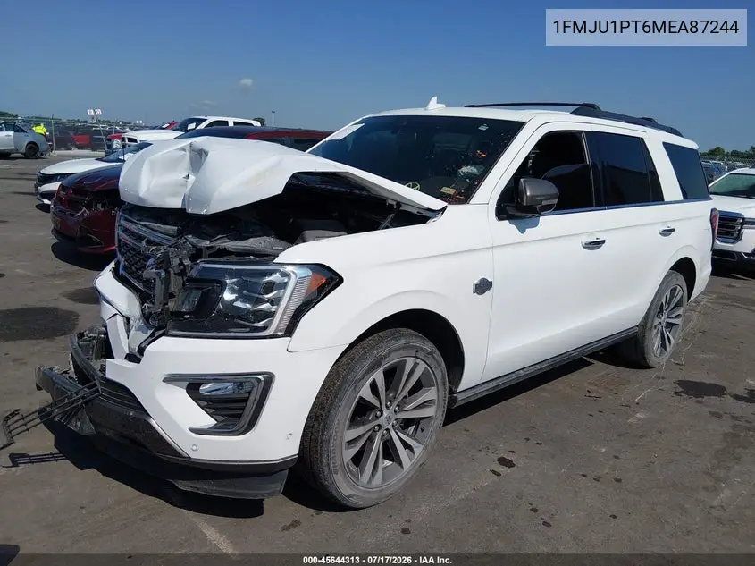 2021 Ford Expedition King Ranch VIN: 1FMJU1PT6MEA87244 Lot: 45644313