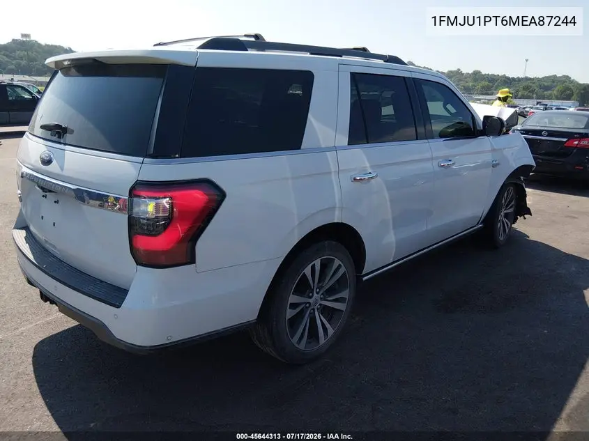 2021 Ford Expedition King Ranch VIN: 1FMJU1PT6MEA87244 Lot: 45644313